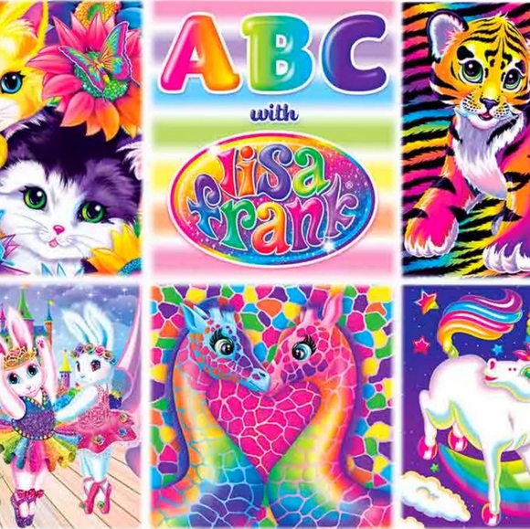 Lisa Frank Accessories - Lisa Frank Hardback ABC Alphabet Book